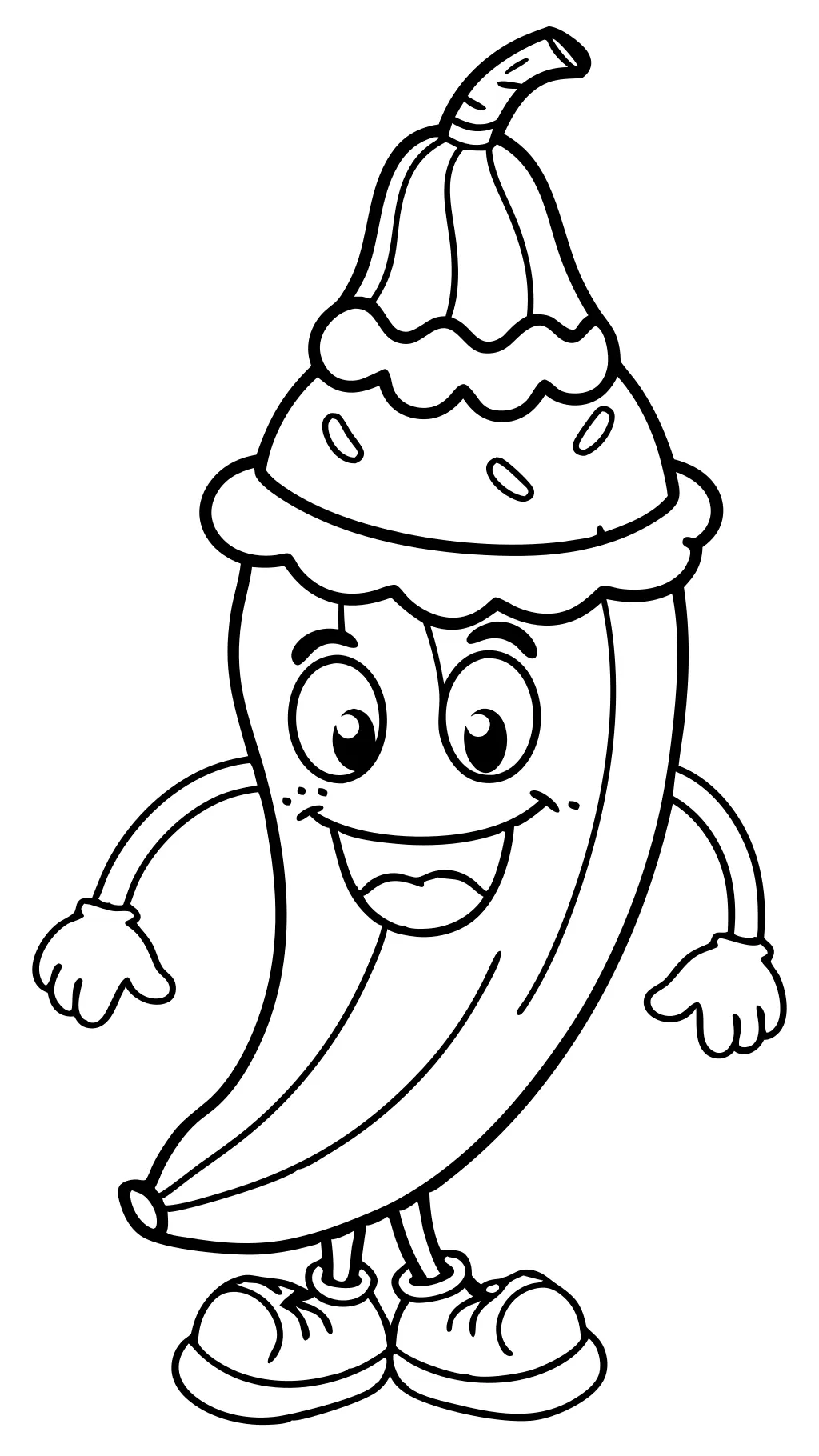 bananas coloring pages